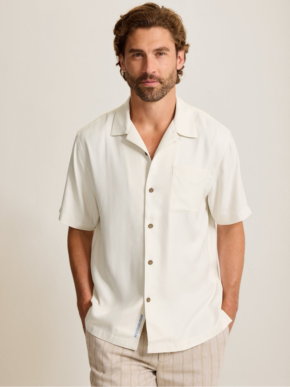 Tommy Bahama Short Sleeve Cuban Collar Shirt